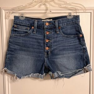 MADEWELL HIGH RISE DENIM SHORTS ✨💖